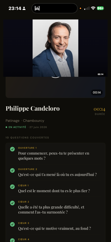 Interview Philippe Candeloro